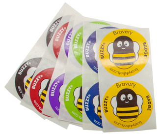 Load image into Gallery viewer, Buzzy® Bravery Badges - 100 qt. Assorted
