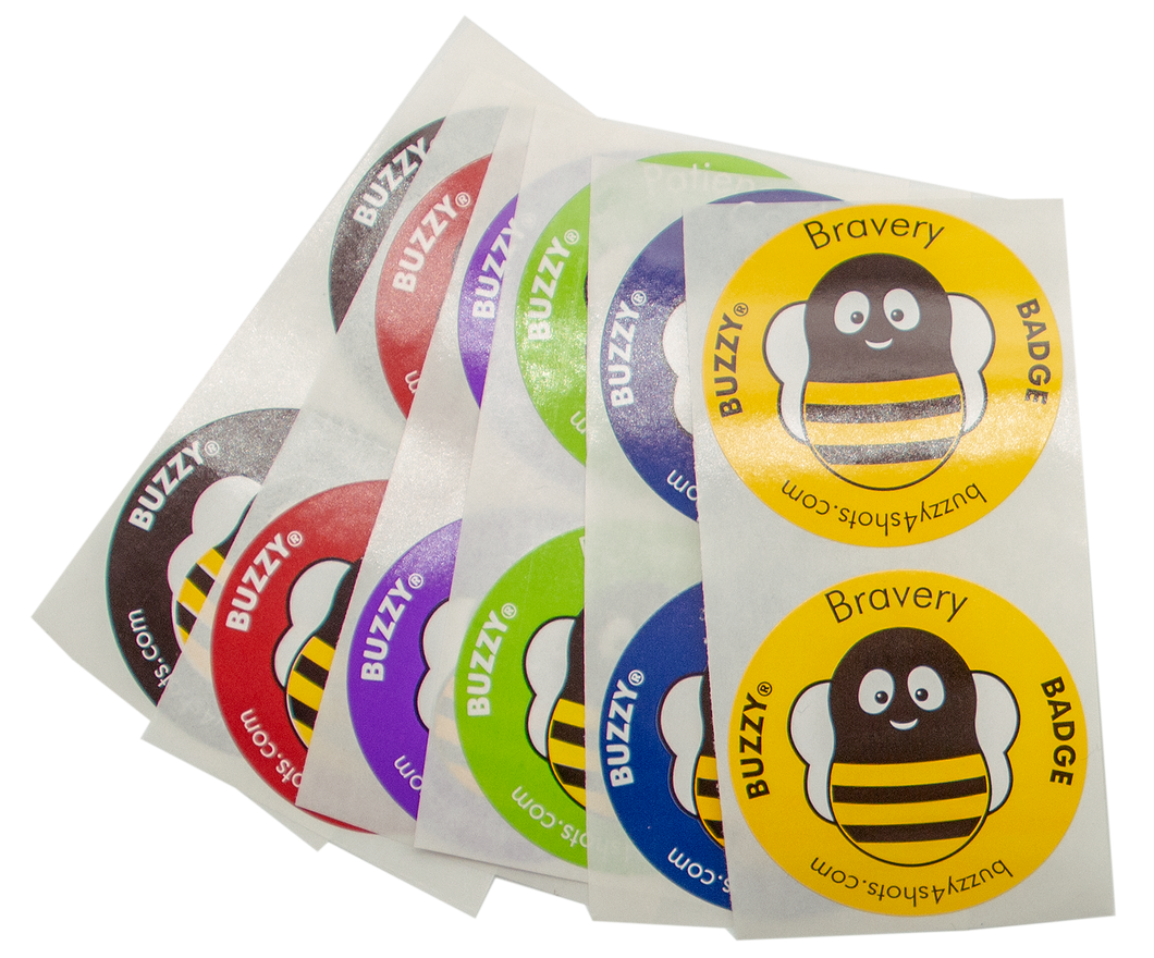 Buzzy® Bravery Badges (100 Pack Assorted)