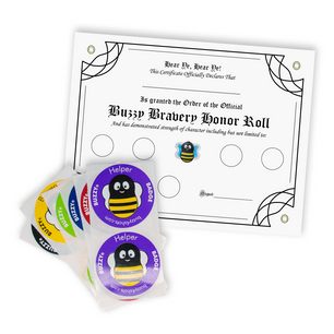 Load image into Gallery viewer, Honor Roll and Bravery Badges
